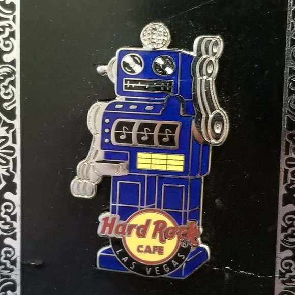 Hard Rock Cafe Las Vegas Robot Slot Machine Pins - Picture 2 of 5